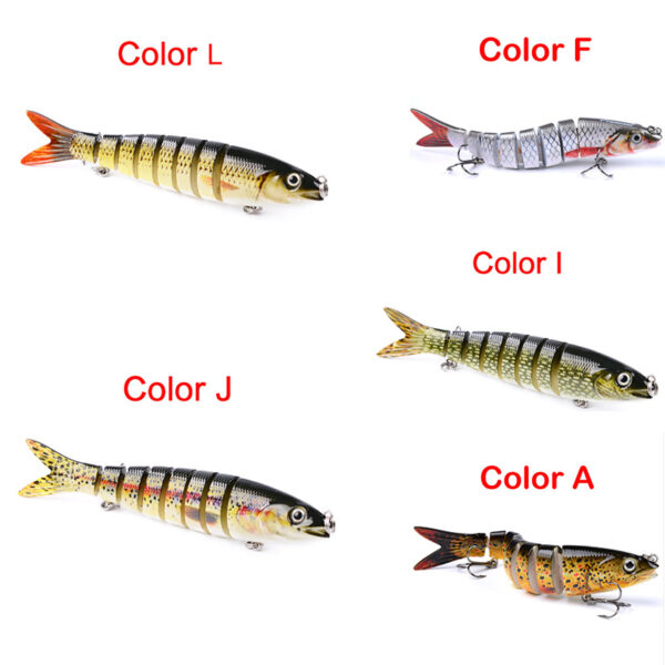 Pike Fishing Lures – Artificial Multi-Jointed Hard Bait for Freshwater Fishing | Realistic Swimming Action | Trolling Lure for Pike, Carp & Predator Fish - Image 6