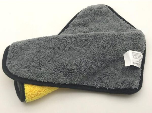 Two-color Couble-sided Car Dual-use Cleaning Car Wash Towel - Image 2