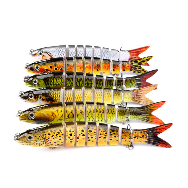 Pike Fishing Lures – Artificial Multi-Jointed Hard Bait for Freshwater Fishing | Realistic Swimming Action | Trolling Lure for Pike, Carp & Predator Fish - Image 5