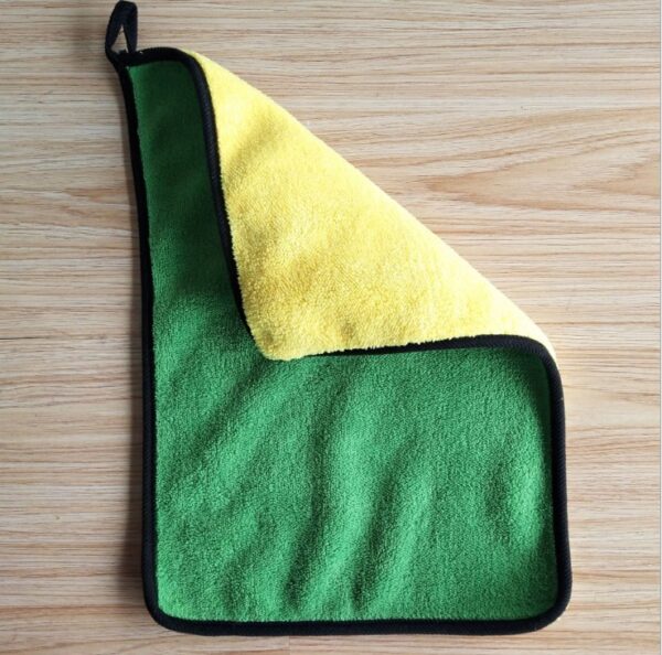 Two-color Couble-sided Car Dual-use Cleaning Car Wash Towel - Image 3