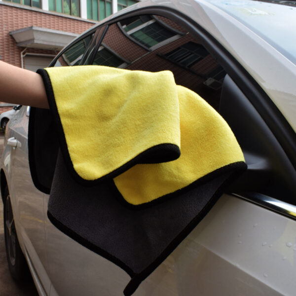 Two-color Couble-sided Car Dual-use Cleaning Car Wash Towel - Image 4