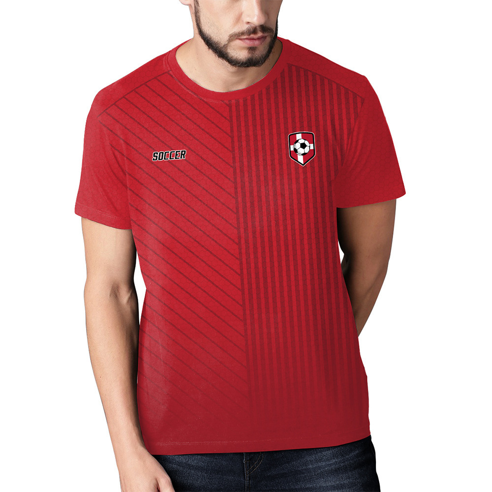 European And American New Football World Cup Casual Sports T-shirts