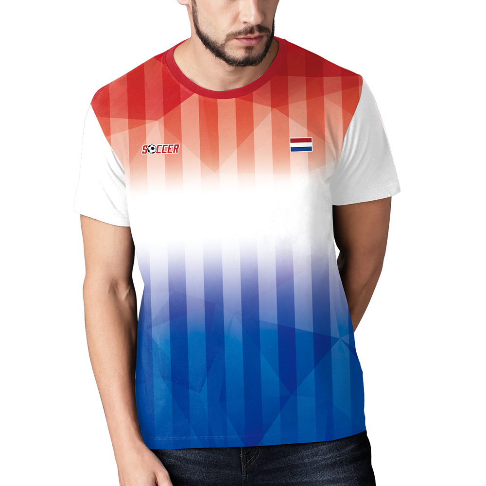 European And American New Football World Cup Casual Sports T-shirts - Image 4